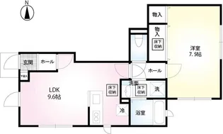 CASA FIORE【1階】の間取り