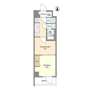 グランカーサ尾久【4階】の間取り