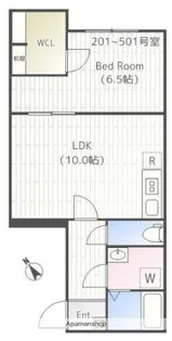 コーラルテラス南砂【2階】の間取り