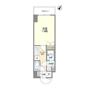 ブランシエスタ浅草千束【5階】の間取り