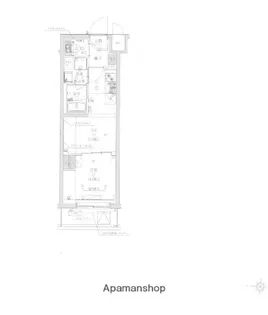 ハーモニーレジデンス東京八広ザ・スプレッド【4階】の間取り