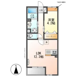 (仮称)SKY FUENTE(スカイ フェンテ)【2階】の間取り