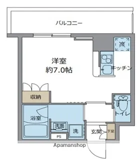セクトール潮見【3階】の間取り
