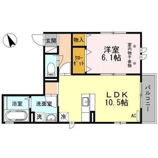 REVE向島【201号室】の間取り