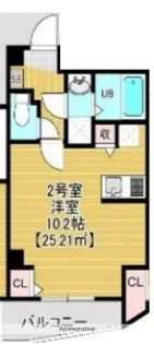 ミライズ南千住【502号室】の間取り