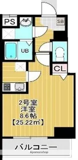 COURTYARD ASAKUSA【302号室】の間取り