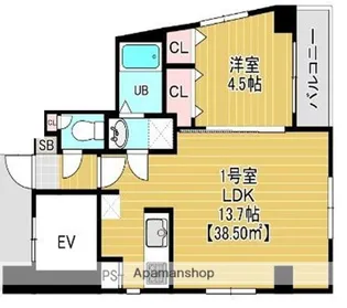 THE HOUSE MINOWA【3階】の間取り