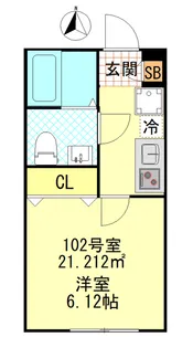 CFジオーレ町屋【1階】の間取り