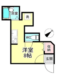 エトワールJUN【1階】の間取り