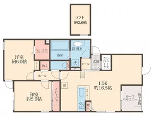 LULU西尾久【3階】の間取り