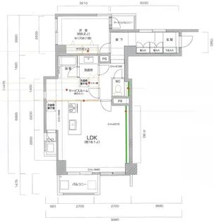 南青山ロイアルハイツ【903号室号室】の間取り