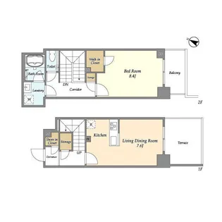 URBANLINK護国寺【1階】の間取り
