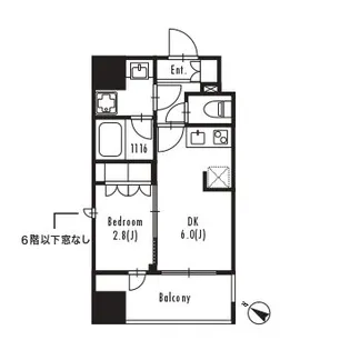 プライマル森下Ⅱ【604号室号室】の間取り