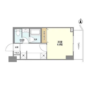 L・BASE押上NORTH【2階】の間取り