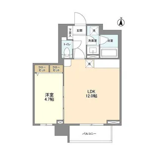 L・BASE押上NORTH【3階】の間取り