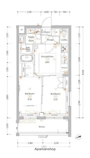 エストゥルース亀戸【5階】の間取り