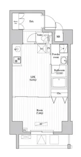 CREATIF押上【10階】の間取り