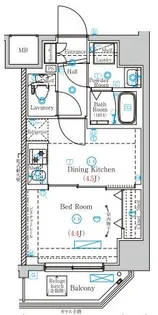 MIND両国【3階】の間取り