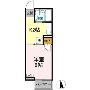 ブルミエ・ド・クレール II【2階】の間取り