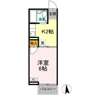 ブルミエ・ド・クレール II【2階】の間取り