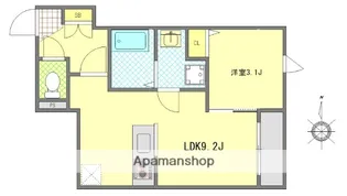 MONOLITH錦糸町【2階】の間取り