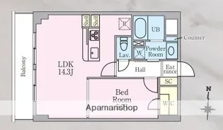 LADDER HIGH【3階】の間取り