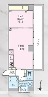 LADDER HIGH【3階】の間取り