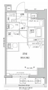 RELUXIA本所吾妻橋Ⅲ【2階】の間取り