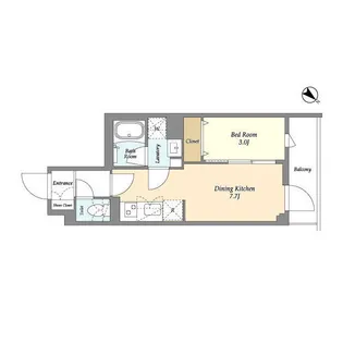 ドゥーエ曳舟Ⅱ【2階】の間取り