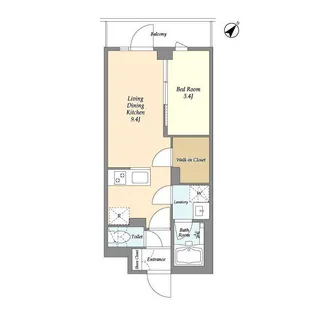 ドゥーエ曳舟Ⅱ【1階】の間取り