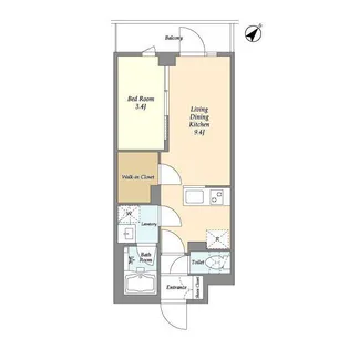 ドゥーエ曳舟Ⅱ【1階】の間取り