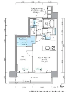 パークアクシス新大橋【10階】の間取り