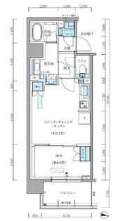 パークアクシス新大橋【5階】の間取り