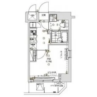 プレスタイル森下II【7階】の間取り