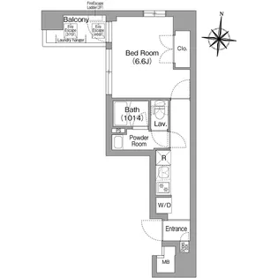 コンフォリア・リヴ木場EASTⅡ【8階】の間取り