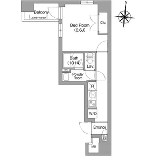コンフォリア・リヴ木場EASTⅡ【1階】の間取り