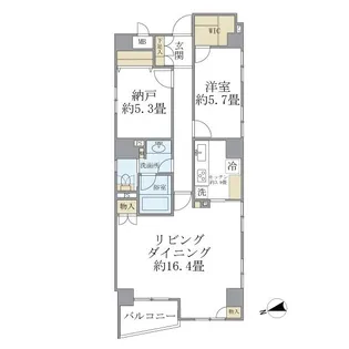 麹町レジデンス【3階】の間取り