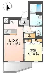 CHIGURA湯島 ーチグラユシマー【4階】の間取り