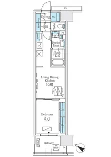 ロイヤルパークス有明【12階】の間取り