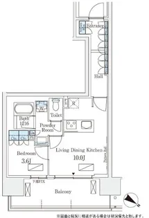 ロイヤルパークス有明【7階】の間取り