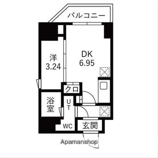TRADIS森下【3階】の間取り