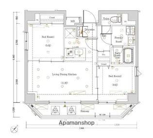 LOG東京スカイツリー【10階】の間取り