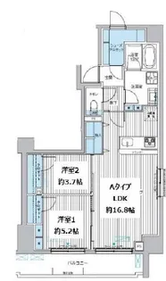 関寅ビル第10【1階】の間取り