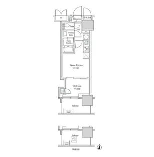 ブルックサイドレジデンス木場【3階】の間取り