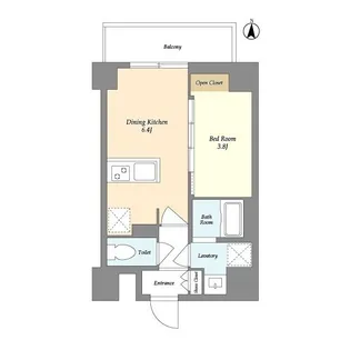 VORT扇橋RESIDENCE【9階】の間取り