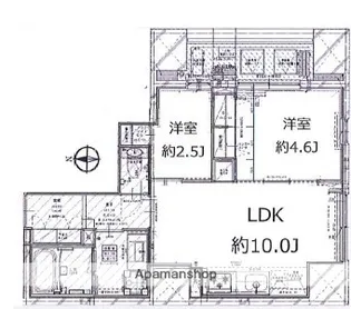 GARDEN XAVISS木場【2階】の間取り