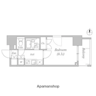 ステーションフロント両国【12階】の間取り