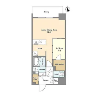 ルネサンスコート錦糸町Ⅱ【11階】の間取り