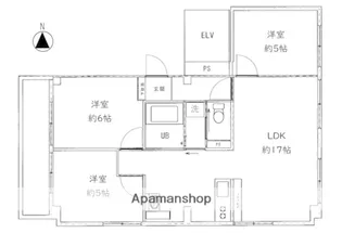 コーピアス扇橋【3階】の間取り