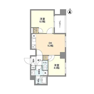 グランカーサ錦糸町Ⅱ【2階】の間取り